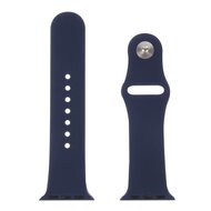 Gummi-Sportband - Dunkelblau - Geeignet f&uuml;r Apple Watch 44mm / 45mm / 46mm / 49mm