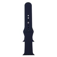 Gummi-Sportband - Dunkelblau - Geeignet f&uuml;r Apple Watch 44mm / 45mm / 46mm / 49mm