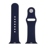 Gummi-Sportband - Dunkelblau - Geeignet f&uuml;r Apple Watch 38mm / 40mm / 41mm / 42mm