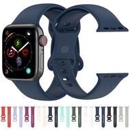 Silikon-Sportband - Grau - Gr&ouml;&szlig;e: S/M - Geeignet f&uuml;r Apple Watch 44mm / 45mm / 46mm / 49mm