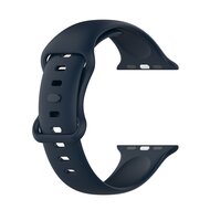 Silikon-Sportband - Dunkelblau - Gr&ouml;&szlig;e: S/M - Passend f&uuml;r Apple Watch 44mm / 45mm / 46mm / 49mm