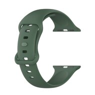 Silikon-Sportband - Dunkelgr&uuml;n - Gr&ouml;&szlig;e: S/M - Passend f&uuml;r Apple Watch 44mm / 45mm / 46mm / 49mm