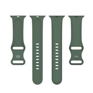Silikon-Sportband - Dunkelgr&uuml;n - Gr&ouml;&szlig;e: S/M - Passend f&uuml;r Apple Watch 44mm / 45mm / 46mm / 49mm