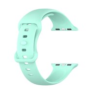 Silikon-Sportband - Mintgr&uuml;n - Gr&ouml;&szlig;e: S/M - Geeignet f&uuml;r Apple Watch 44mm / 45mm / 46mm / 49mm