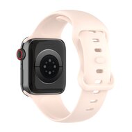 Silikon-Sportband - Sand Pink - Gr&ouml;&szlig;e: M/L - Geeignet f&uuml;r Apple Watch 38mm / 40mm / 41mm / 42mm