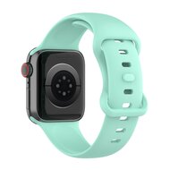 Silikon-Sportband - Mintgr&uuml;n - Gr&ouml;&szlig;e: M/L - Geeignet f&uuml;r Apple Watch 38mm / 40mm / 41mm / 42mm