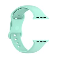 Silikon-Sportband - Mintgr&uuml;n - Gr&ouml;&szlig;e: M/L - Geeignet f&uuml;r Apple Watch 38mm / 40mm / 41mm / 42mm