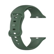 Silikon-Sportband - Dunkelgr&uuml;n - Gr&ouml;&szlig;e: M/L - Passend f&uuml;r Apple Watch 38mm / 40mm / 41mm / 42mm