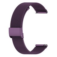 Garmin Venu 3s / Vivoactive 4s / Venu 2s / Vivomove 3s / Forerunner 255s - Milanaise-Armband mit Clipverschluss - Lila