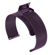 Garmin Venu 3s / Vivoactive 4s / Venu 2s / Vivomove 3s / Forerunner 255s - Milanaise-Armband mit Clipverschluss - Lila