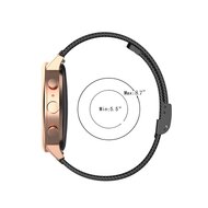 Garmin Venu 3s / Vivoactive 4s / Venu 2s / Vivomove 3s / Forerunner 255s - Milanaise-Armband mit Clipverschluss - Lila