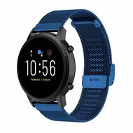 Garmin Venu 3s / Vivoactive 4s / Venu 2s / Vivomove 3s / Forerunner 255s - Milanaiseband mit Clipverschluss - Dunkelblau
