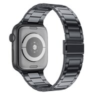 Stahlgliederarmband - Space Grau - Passend f&uuml;r Apple Watch 38mm / 40mm / 41mm / 42mm