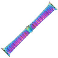 Stahlgliederarmband - Mehrfarbig - Passend f&uuml;r Apple Watch 38mm / 40mm / 41mm / 42mm