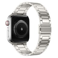 Stahlgliederarmband - Polarstern / Starlight - Passend f&uuml;r Apple Watch 44mm / 45mm / 49mm