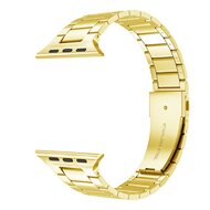 Stahlgliederarmband - Gold - Geeignet f&uuml;r Apple Watch 44mm / 45mm / 46mm / 49mm