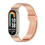 Edelstahlband - Ros&eacute;gold - Xiaomi Smart Band 8 &amp; 9