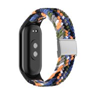 Geflochtenes Nylonband - Multicolour Dark - Xiaomi Smart Band 8 &amp; 9
