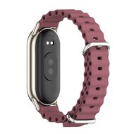 Ocean Silikonband - Weinrot - Xiaomi Smart Band 8 &amp; 9
