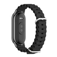 Ocean Silikonband - Schwarz - Xiaomi Smart Band 8 &amp; 9