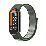Sport Loop Nylon armband - Gr&uuml;n - Xiaomi Smart Band 8 &amp; 9