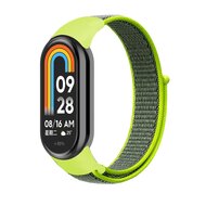 Sport Loop Nylon armband - Neongr&uuml;n - Xiaomi Smart Band 8 &amp; 9