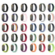 Sport Loop Nylon armband - Neongr&uuml;n - Xiaomi Smart Band 8 &amp; 9