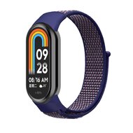 Sport Loop Nylon armband - Dunkelblau gemischt - Xiaomi Smart Band 8 &amp; 9