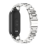 Stahlgliederband - Silber - Xiaomi Smart Band 8 &amp; 9