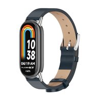 PU-Lederband - Dunkelblau - Xiaomi Smart Band 8 &amp; 9