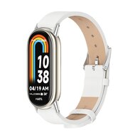 PU-Lederband - Wei&szlig; - Xiaomi Smart Band 8 &amp; 9