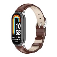 Echtes Lederband - Dunkelbraun - Xiaomi Smart Band 8 &amp; 9