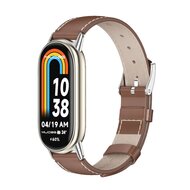 Echtes Lederband - Braun - Xiaomi Smart Band 8 &amp; 9