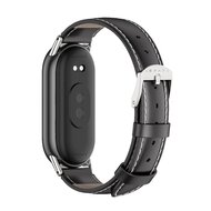 Echtes Lederband - Schwarz - Xiaomi Smart Band 8 &amp; 9