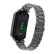 Metallgliederband mit Geh&auml;use - Schwarz - Xiaomi Smart band 7 Pro
