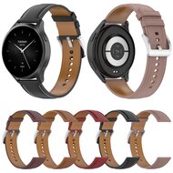 Luxuri&ouml;ses Lederarmband - Schwarz - Xiaomi Watch 2 / Xiaomi Watch S1 / S2 / S3 / S4 / Mi Watch