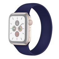 Solo Loop Link series Armband - Gr&ouml;&szlig;e: M - Saphirblau - Geeignet f&uuml;r Apple Watch 38mm / 40mm / 41mm / 42mm