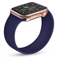 Solo Loop Link series Armband - Gr&ouml;&szlig;e: M - Saphirblau - Geeignet f&uuml;r Apple Watch 38mm / 40mm / 41mm / 42mm