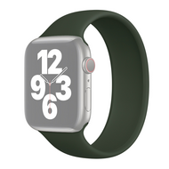 Solo Loop Link series Armband - Gr&ouml;&szlig;e: M - Army Green - Geeignet f&uuml;r Apple Watch 38mm / 40mm / 41mm / 42mm