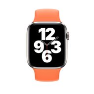 Solo Loop Link series Armband - Gr&ouml;&szlig;e: M - Orange - Geeignet f&uuml;r Apple Watch 38mm / 40mm / 41mm / 42mm