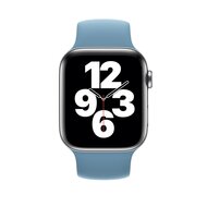 Solo Loop Link series Armband - Gr&ouml;&szlig;e: S - Blau - Geeignet f&uuml;r Apple Watch 44mm / 45mm / 46mm / 49mm