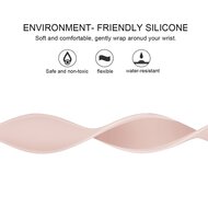 Solo Loop Link series Armband - Gr&ouml;&szlig;e: S - Pink - Geeignet f&uuml;r Apple Watch 44mm / 45mm / 46mm / 49mm