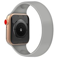 Solo Loop Link series Armband - Gr&ouml;&szlig;e: M - Grau - Geeignet f&uuml;r Apple Watch 44mm / 45mm / 46mm / 49mm