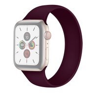 Solo Loop Link series Armband - Gr&ouml;&szlig;e: M - Lila - Geeignet f&uuml;r Apple Watch 44mm / 45mm / 46mm / 49mm