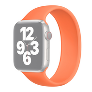 Solo Loop Link series Armband - Gr&ouml;&szlig;e: M - Orange - Geeignet f&uuml;r Apple Watch 44mm / 45mm / 46mm / 49mm