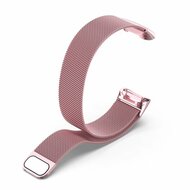 Milanaise-Armband - Rose pink - Geeignet f&uuml;r FitBit Charge 5