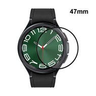 Displayschutzfolie - Tempered Glass - Geeignet f&uuml;r die Samsung Galaxy Watch 6 Classic - 47mm