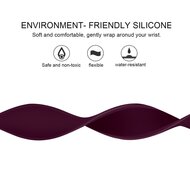 Solo Loop Link series Armband - Gr&ouml;&szlig;e: L - Blau - Geeignet f&uuml;r Apple Watch 38mm / 40mm / 41mm / 42mm