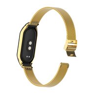 Milanaise Band mit Geh&auml;use - Gold - Xiaomi Smart Band 8 &amp; 9
