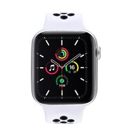 Solo Loop Sportband - Gr&ouml;&szlig;e: M - Wei&szlig; + Schwarz - Geeignet f&uuml;r Apple Watch 38mm / 40mm / 41mm / 42mm